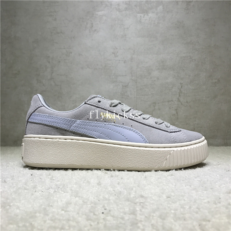 Puma Fenty Rihanna Suede Platform Blue White